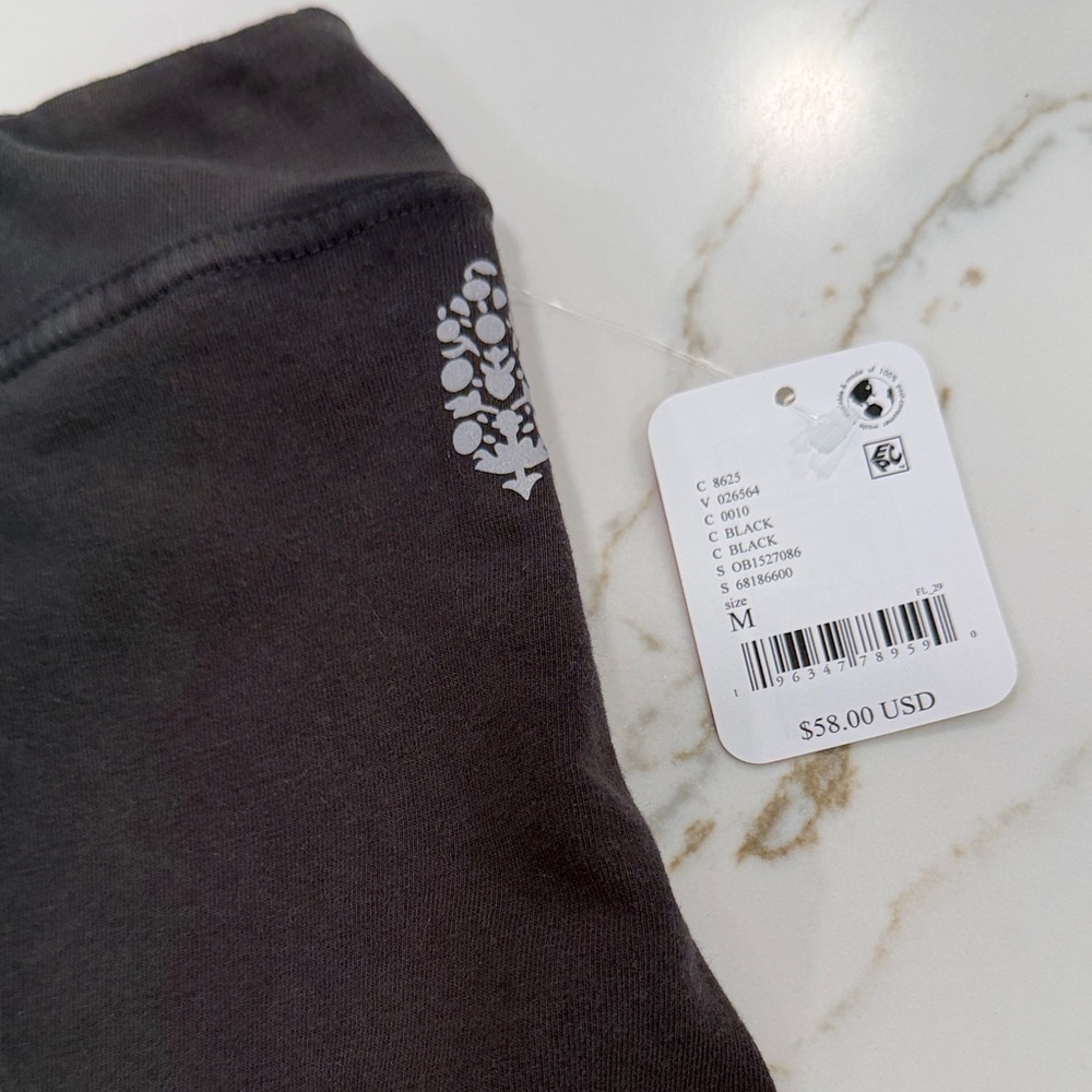 NWT FP Movement by Free People Hot Shot Mini Skort black M - Picture 2 of 9